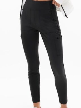 Athleta Headlands Hybrid Cargo Jogger-Black, sz.10